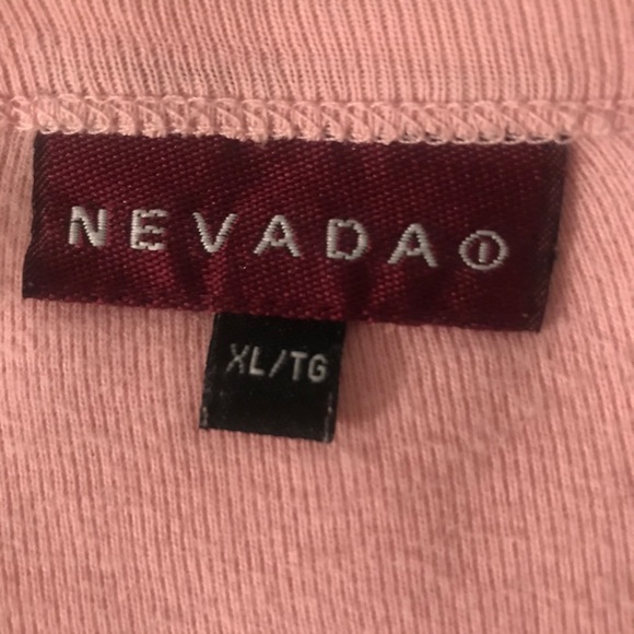 Nevada pink long sleeve T w/ diamond bling size xl - Picture 4 of 11